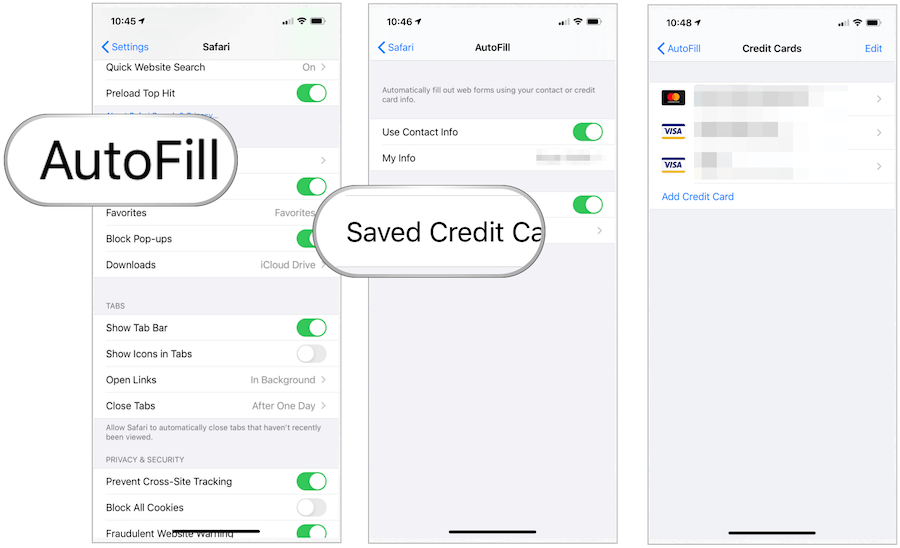 iOS-i krediitkaart