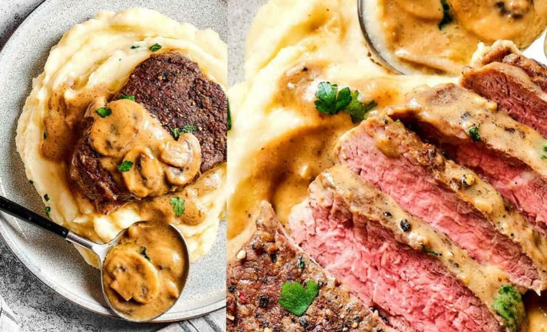 Kuidas teha praad Dianat? Steak Diane retsept!