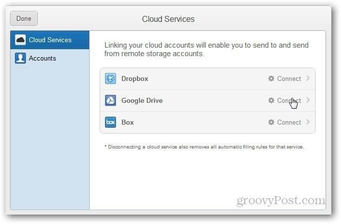 Saatke Gmaili manused automaatselt Google Drive'i, Dropboxi ja Boxi