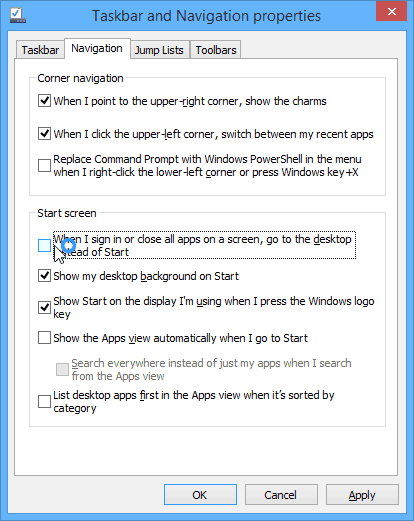 Tehke Windows 8.1 buutimine moodsa kasutajaliidese juurde tavapärastes arvutites
