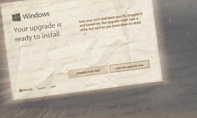 Windows 10 versiooniuuenduse valmisoleku teade
