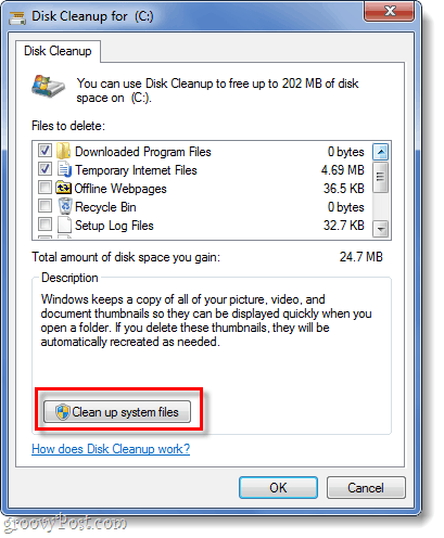 Windows 7 süsteemide failide puhastamine